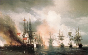 海戦 Painting - アイヴァゾフスキー・シノプスキーの戦い 1853